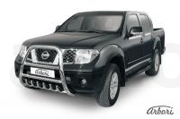 Защита передняя Arbori d76 высокая с защитой картера NISSAN NAVARA 2005-2010