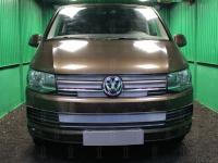 Volkswagen Transporter (15–) Защита радиатора, хром, низ (2 части)