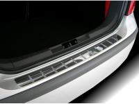 Chevrolet Aveo (06-) 4 дверн. накладка на задний бампер с силиконовыми вставками, к-кт 1шт.